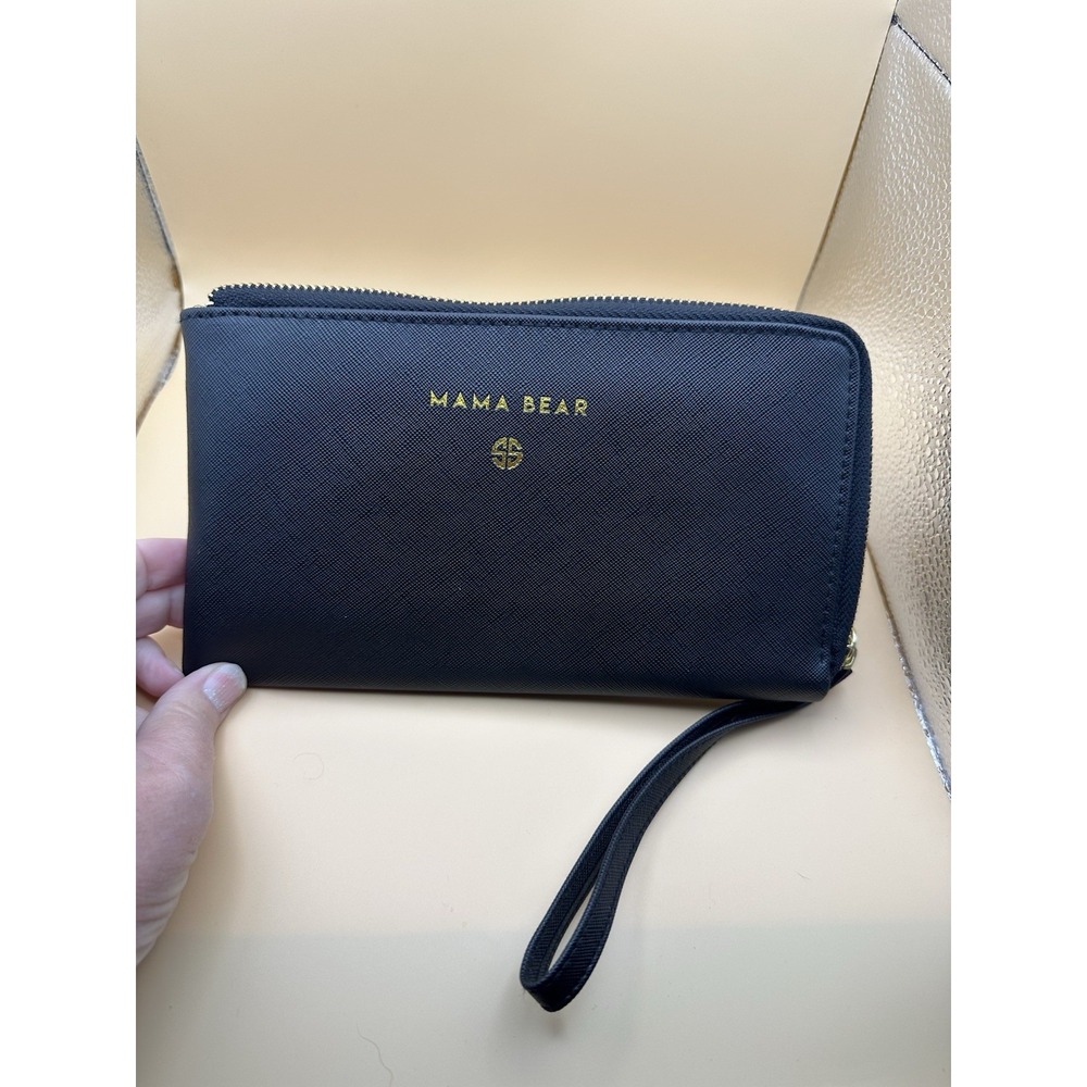Mama Bear Wristlet Wallet‎ Blue